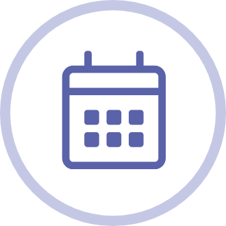 Icon of a desk calendar