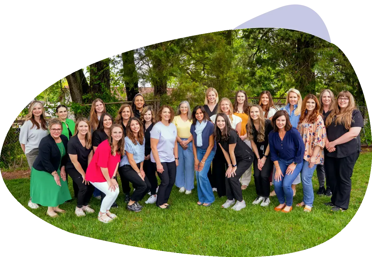 A group picture of the providers and staff